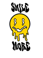 Smile more smiley face