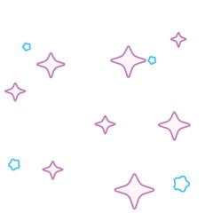 Gitter Freehand Comic Effect Memphis