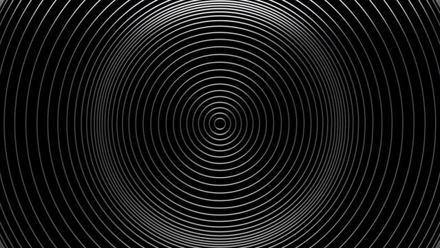 Hypnotic Pulsing Lines Seamless Loop