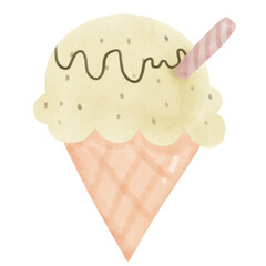Vanilla choc chip icecream
