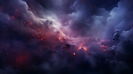 Obraz premium Magical backgrounds with dark shining stars, mysterious galaxy