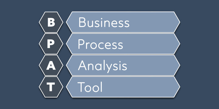 BPAT Third Generation Partnership Project. An Acronym Abbrevation of a term from the software industry. Illustration isolated on blue background.