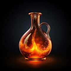 magic potion in jar