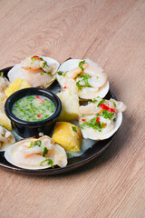 Almejas al Limón