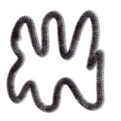 Pencil Charcoal Abstract Shapes