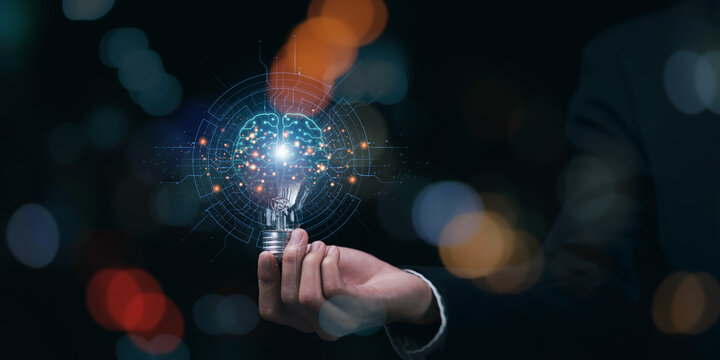 ideas and innovation ,Connecting creativity with modern technology , new solutions ,artificial intelligence science and technology ,Development of innovations and inventions ,cybersecurity