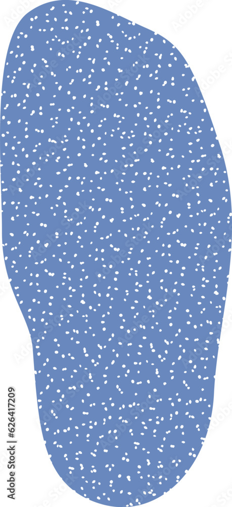 Poster abstract shape blob collage element. cutout playful shape.