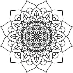 Vector indian mandala design