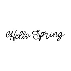 Hello Spring Svg, Home Decor Cut File, Farmhouse Design, Rustic Flower Quote, Svg Files for Cricut, Wood Sign, Silhouette or Cricut
