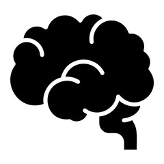 brain glyph icon