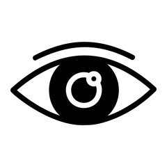 eye glyph icon