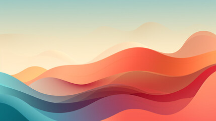 abstract background with waves