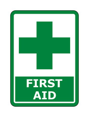 Fototapeta premium First aid sign illustration