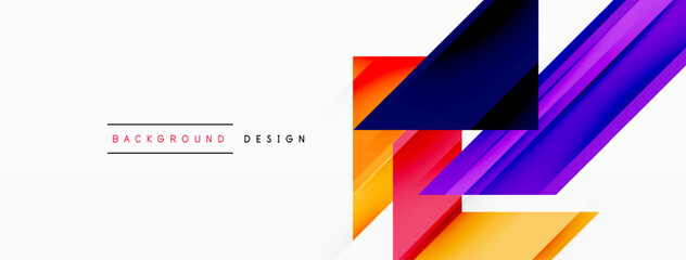 Visually striking background design featuring dynamic geometric lines and arrows. This captivating composition combines movement and precision, creating an engaging and visually appealing graphic