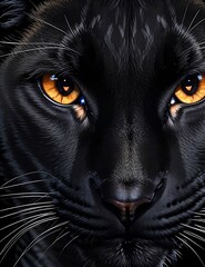 close up of a panther