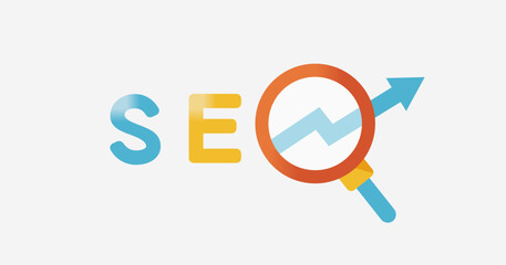  SEO 集客 成功 上昇のイメージ背景イラスト 1:1.191 アイキャッチ