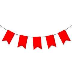 red ribbon banner