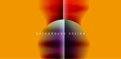 Colorful circle abstract background. Template for wallpaper, banner, presentation, background