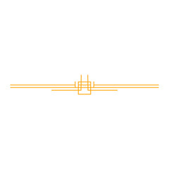 Retro line border dividers art deco dividers element