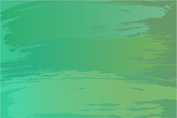Abstract green background with brush stroke style. Template illustration with scratch and texture effect. 