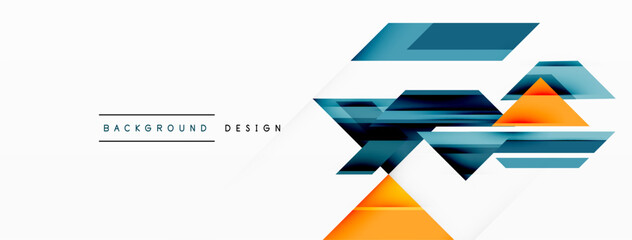 Visually striking background design featuring dynamic geometric lines and arrows. This captivating composition combines movement and precision, creating an engaging and visually appealing graphic