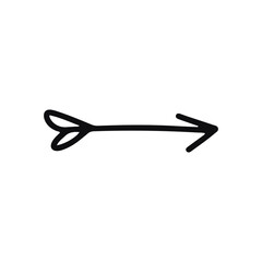 Aztec hand drawn arrow elements