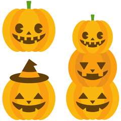 ハロウィンのパンプキン