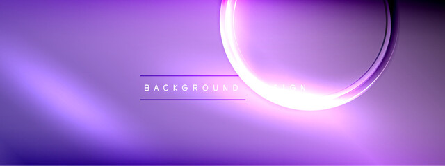 Vector abstract background - liquid transparent bubble shapes on fluid gradient with shadows and light effects