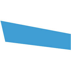 Obraz premium Digital png illustration of blue shape on transparent background