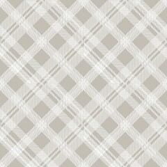  Tartan seamless pattern, grey and white, can be used in fashion design. Bedding, curtains, tablecloths