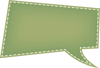 Digital png illustration of blank text bubble on transparent background