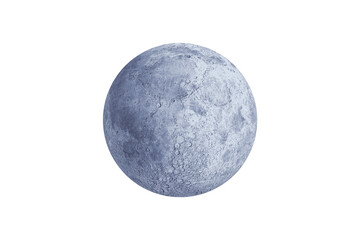 Digital png illustration of moon with copy space on transparent background
