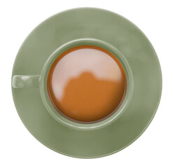 Digital png illustration of cup of tea on transparent background