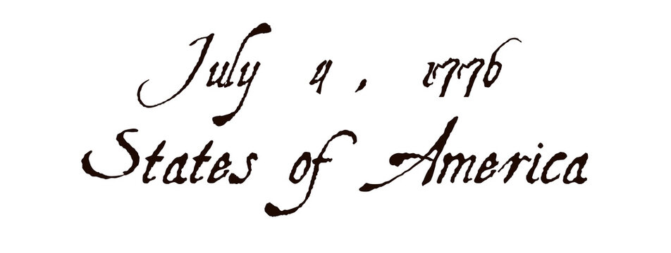 Digital png illustration of independence day states of america text on transparent background