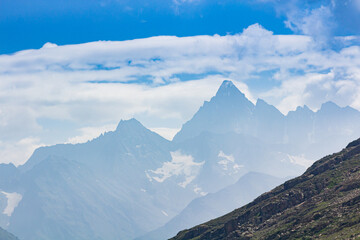 Kolahoi glacier in Kashmir, India