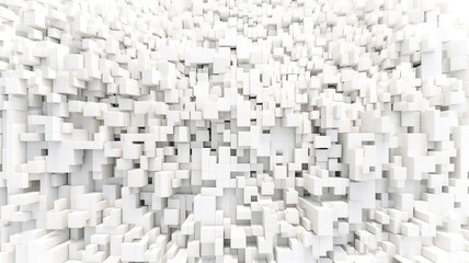 abstract background with cubes,a white space of white color algorithms,abstract background made of cubes
