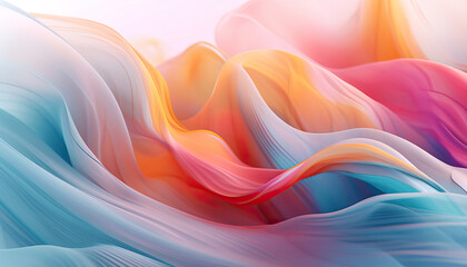 abstract painting with simple and bold curvy shapes,colorful background,abstract colorful background,Blue and Purple Illustration