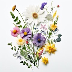 Obraz premium flower, nature, daisy, floral, flowers, spring, summer, plant, pattern, blossom, camomile, vector, pink, yellow, bouquet, illustration, flora, bloom, design, garden, chrysanthemum, beauty, seamless, l