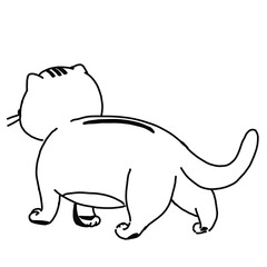 walking cat