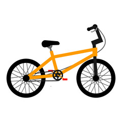 Fototapeta na wymiar BMX bicycle vector illustration