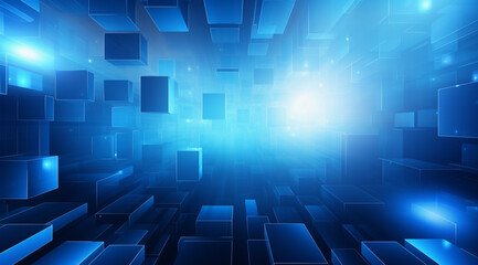 Obraz premium 3D Abstract Light Blue Background