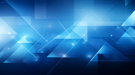 Obraz premium Bright Blue Business Background