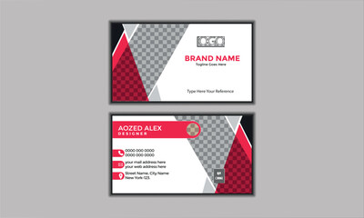 Business card Modern, Double-sided Creative business card, name card, visiting cards, visit card, corporate business cards, own card, Personal Card, void, grab, introduction, recruitment, id, elegant,