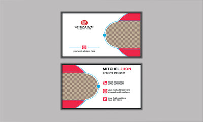 Business card Modern, Double-sided Creative business card, name card, visiting cards, visit card, corporate business cards, own card, Personal Card, void, grab, introduction, recruitment, id, elegant,