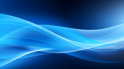 Fototapeta premium Bright Blue Business Background