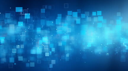 Bright Blue Business Background