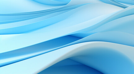 3D Abstract Light Blue Background