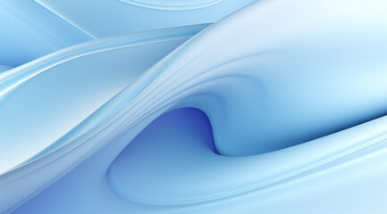 Fototapeta premium 3D Abstract Light Blue Background