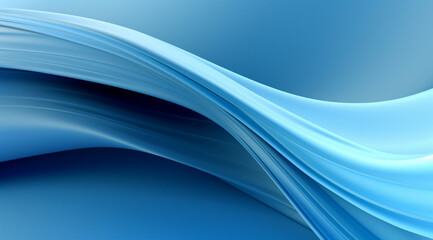 Fototapeta premium 3D Abstract Light Blue Background