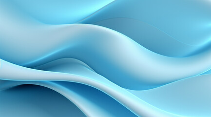 Fototapeta premium 3D Abstract Light Blue Background